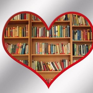 books heart